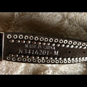 Rhinestone western belt